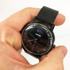 Красивий чоловічий класичний годинник SKMEI 9245BK Годинник на руку для чоловіка LY-79