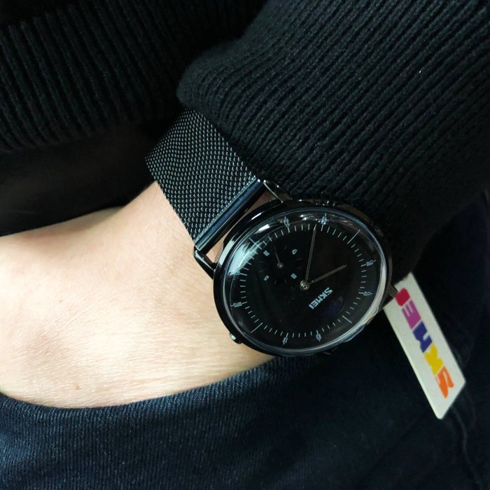 Красивий чоловічий класичний годинник SKMEI 9245BK Годинник на руку для чоловіка LY-79