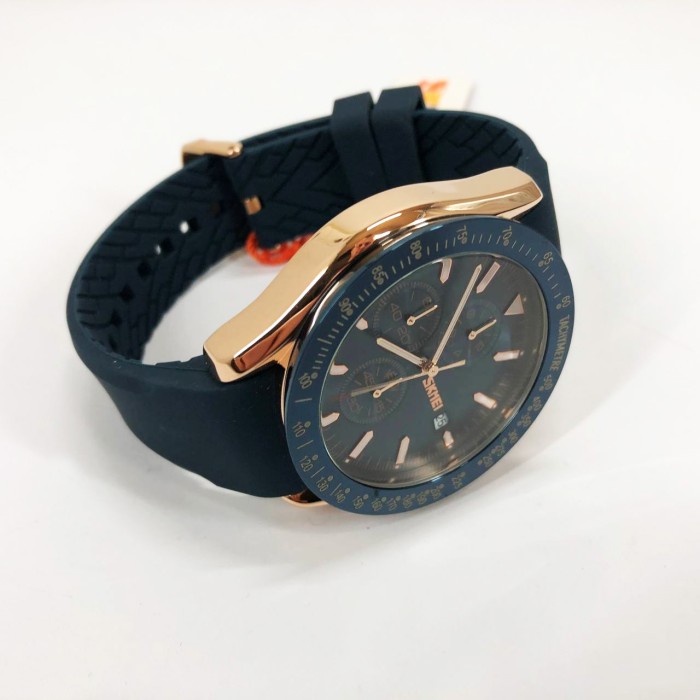 Стильні чорні чоловічі наручні годинники, Чоловічі наручні годинники незвичайні стильні TR-81