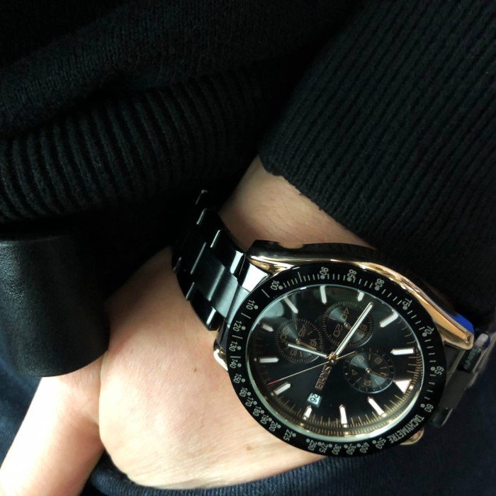 Повсякденний кварцовий наручний чоловічий годинник SKMEI 9253RGBK, Годинник чоловічий в строгому стилі PQ-92