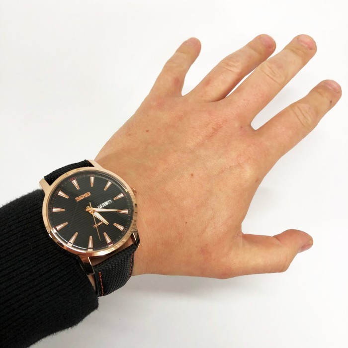 Чоловічі наручні годинники SKMEI, Чоловічі сучасні годинники Модні кварцові наручні QD-91