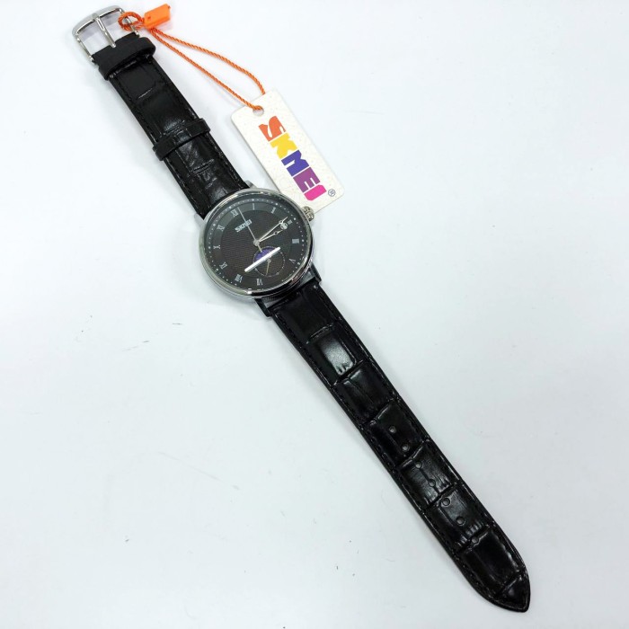 Наручні чоловічі годинники стильні ділові SKMEI 9308BKBK, Оригінальні чоловічі годинники XY-13