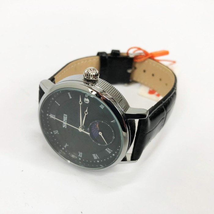 Наручні чоловічі годинники стильні ділові SKMEI 9308BKBK, Оригінальні чоловічі годинники XY-13