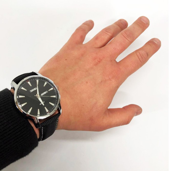 Солідні чоловічі годинники SKMEI, Стильні статусні наручні годинники стрілочні BG-48