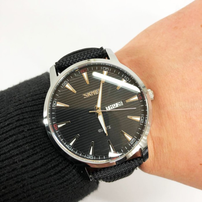 Солідні чоловічі годинники SKMEI, Стильні статусні наручні годинники стрілочні BG-48