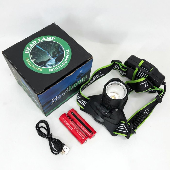 Налобний ліхтар для риболовлі кемпінгу, Ліхтарик військовий, Ліхтарик на голову для домашніх робіт DE-31