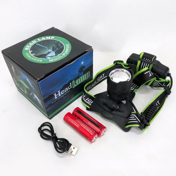 Налобний ліхтар для риболовлі кемпінгу, Ліхтарик військовий, Ліхтарик на голову для домашніх робіт DE-31