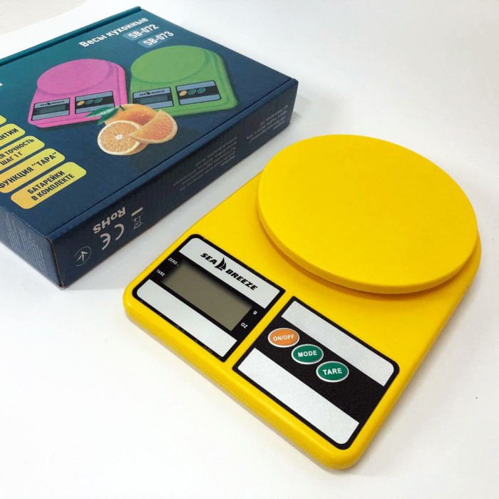 Харчові ваги для продуктів, Ваги для кухні на батарейках з екраном кухні з функцією тари LF-27