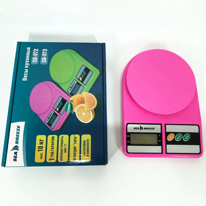 Кухонні ваги для зважування на батарейках SeaBreeze SB-072, Кухонні ваги професійні EU-47