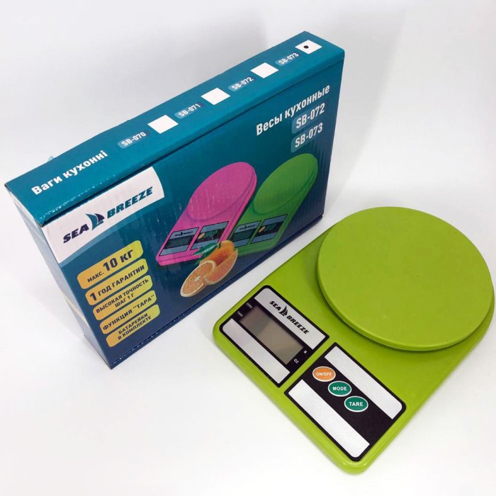 Точні кухонні ваги SeaBreeze SB-073, Компактні та зручні ваги для кухні Кухонні для кондитера GF-66
