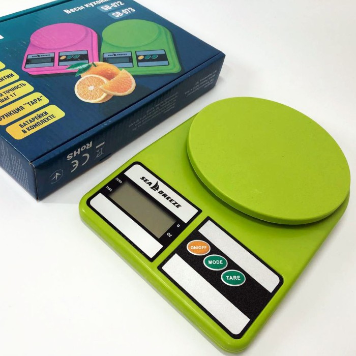 Точні ваги для кухні SeaBreeze, Цифрові ваги для приготування їжі Кухонні з РК-дисплеєм PC-38