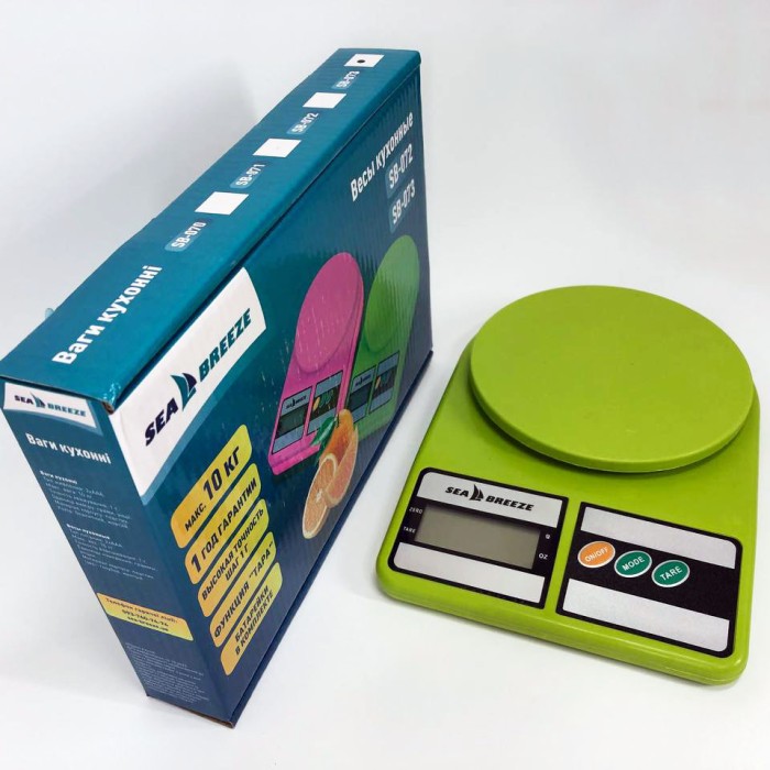 Точні ваги для кухні SeaBreeze, Цифрові ваги для приготування їжі Кухонні з РК-дисплеєм PC-38