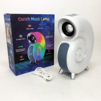 Лампа нічник з зарядним INSPIRE, Музичний нічник із зарядкою для телефону, Будильник MK-66
