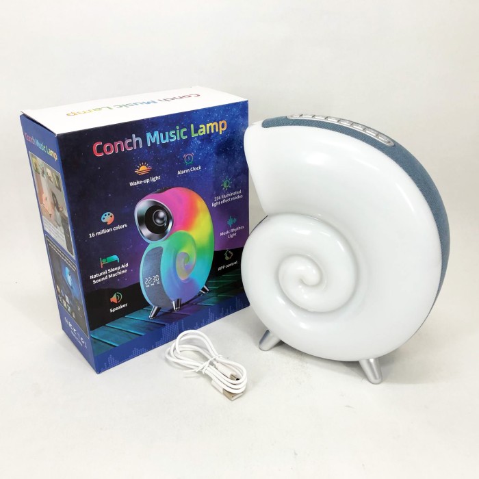 Нічник багатофункціональний і бездротовою зарядкою, Розумний нічник з бездротовою зарядкою та колонкою ZE-60