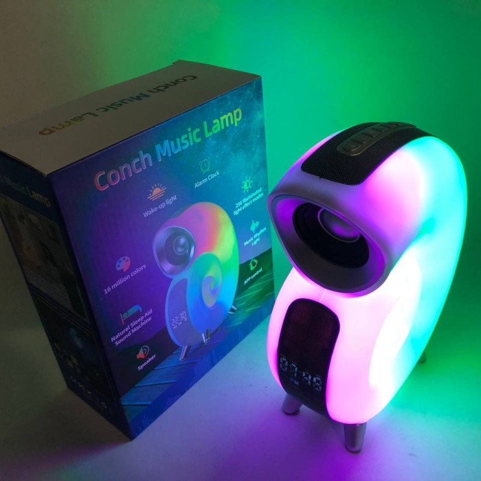 Нічник багатофункціональний і бездротовою зарядкою, Розумний нічник з бездротовою зарядкою та колонкою ZE-60