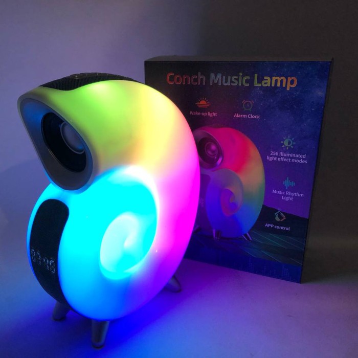 Нічник багатофункціональний і бездротовою зарядкою, Розумний нічник з бездротовою зарядкою та колонкою ZE-60