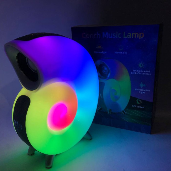 Нічник багатофункціональний і бездротовою зарядкою, Розумний нічник з бездротовою зарядкою та колонкою ZE-60