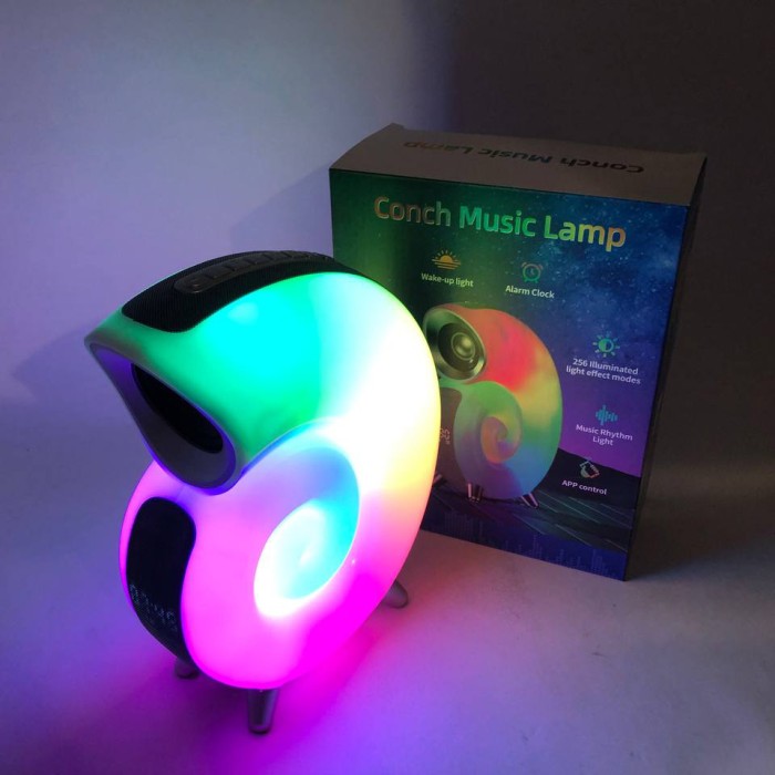 Нічник багатофункціональний і бездротовою зарядкою, Розумний нічник з бездротовою зарядкою та колонкою ZE-60