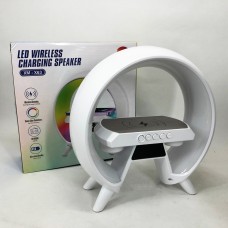 Нічник багато кольорів з бездротовою зарядкою G-Lite, Нічник світильник павербанк MJ-98