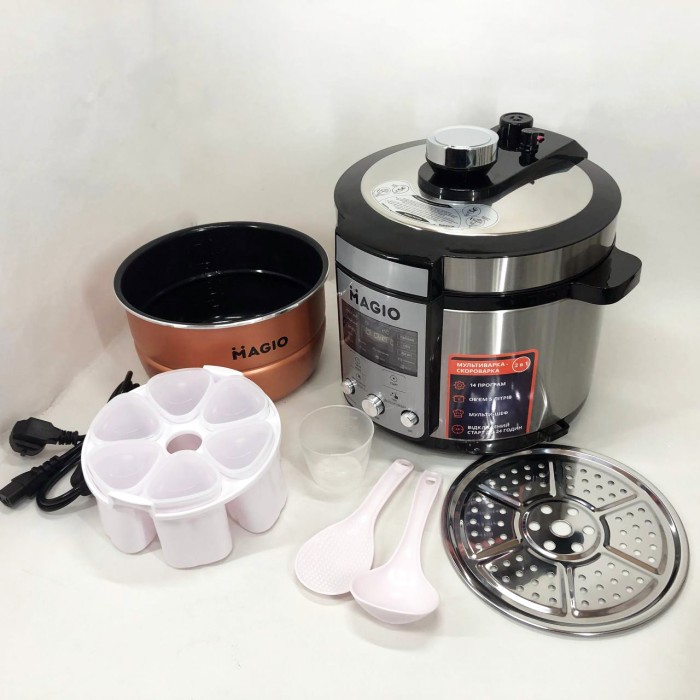 Мультиварки 5 літрів, Мультиварка 5 л, Мультиварки скороварки з функцією мультиповар TJ-21