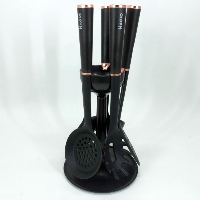 Силіконові кухонні приналежності для готування MAGIO MG-1140, Кухонне приладдя з тефлоновим покриттям IO-54