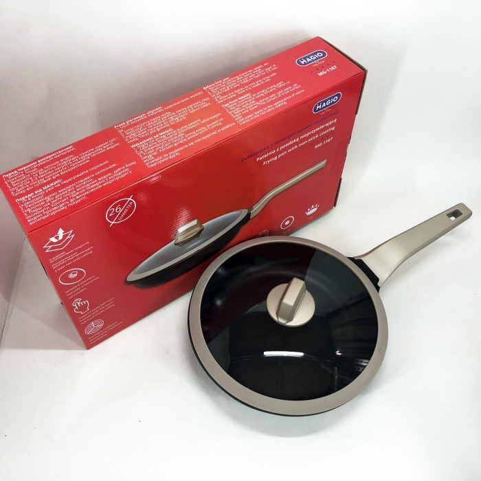 Сковорода для варіння Magio MG-1167 26 см, Ідеальна сковорода гриль зручна OM-54