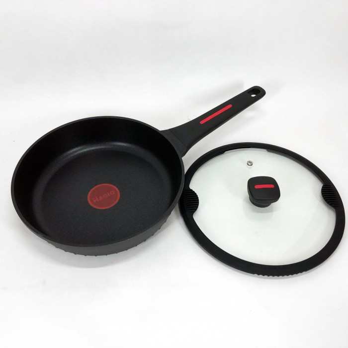 Сталева повітряна сковорода для смаження без масла Magio, Сковорода якісна зручна на кухню ZQ-85