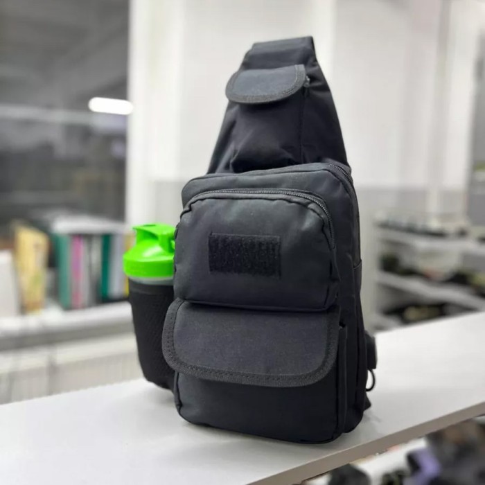 Чоловіча міська сумка крос-боді, Чоловіча ділова сумка крос-боді стильна слінг IC-62