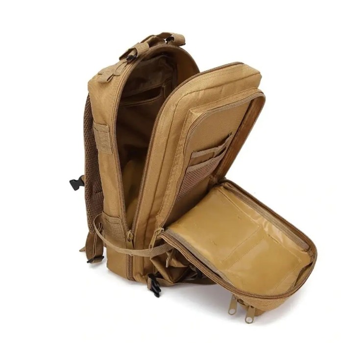 Похідний військовий місткий рюкзак койот, Військовий похідний рюкзак десантний GD-82