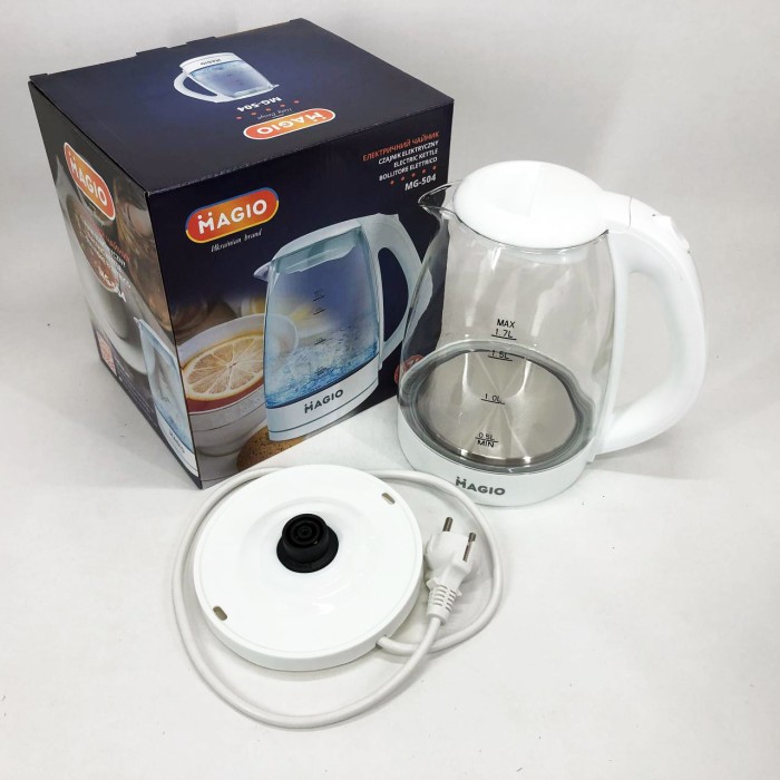 Чайник для кип'ятіння з автоматичним вимкненням, Скляні електрочайники для дому, Електрочайник стильний XH-63