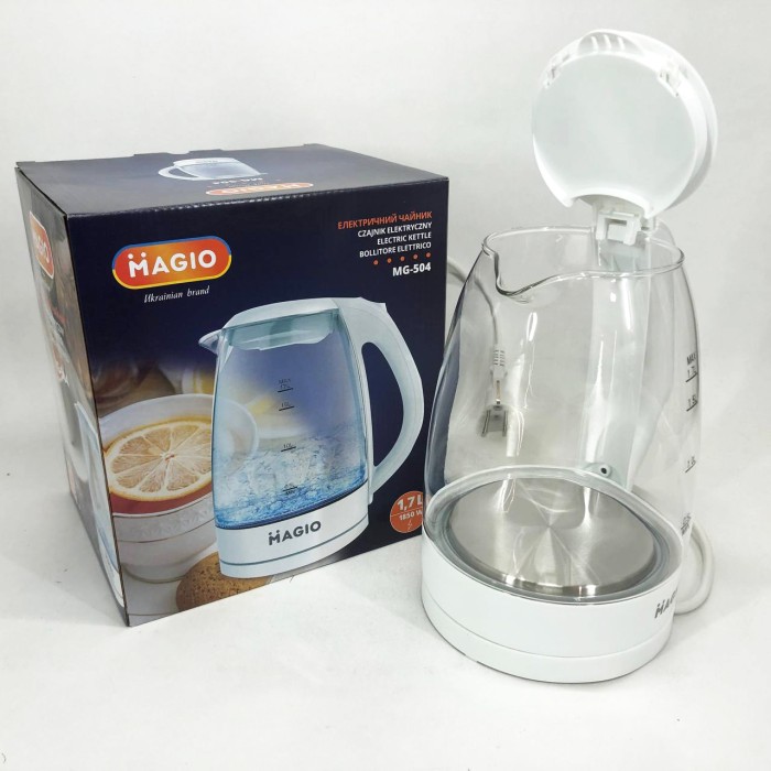 Чайник для кип'ятіння з автоматичним вимкненням, Скляні електрочайники для дому, Електрочайник стильний XH-63