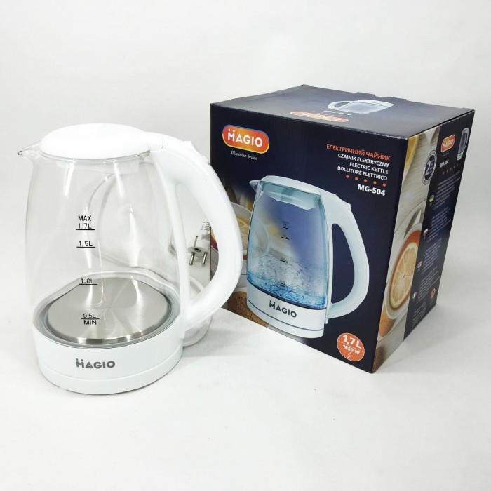 Чайник для кип'ятіння з автоматичним вимкненням, Скляні електрочайники для дому, Електрочайник стильний XH-63