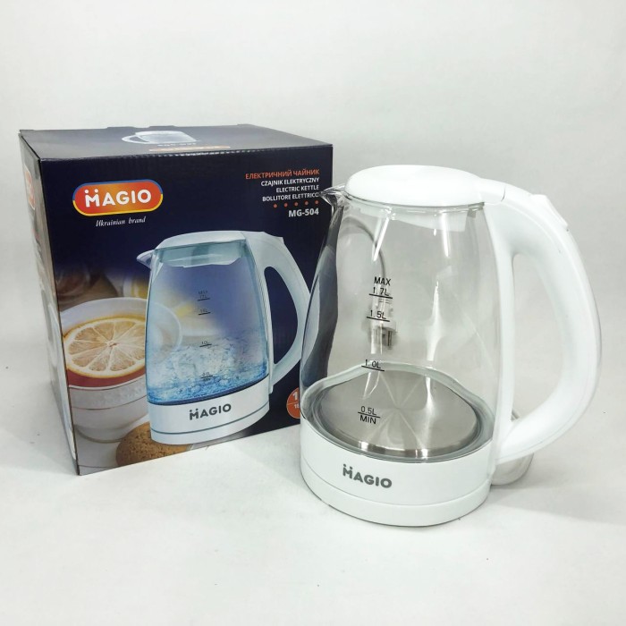 Чайник для кип'ятіння з автоматичним вимкненням, Скляні електрочайники для дому, Електрочайник стильний XH-63