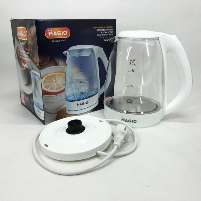 Чайник для кип'ятіння з автоматичним вимкненням, Скляні електрочайники для дому, Електрочайник стильний XH-63