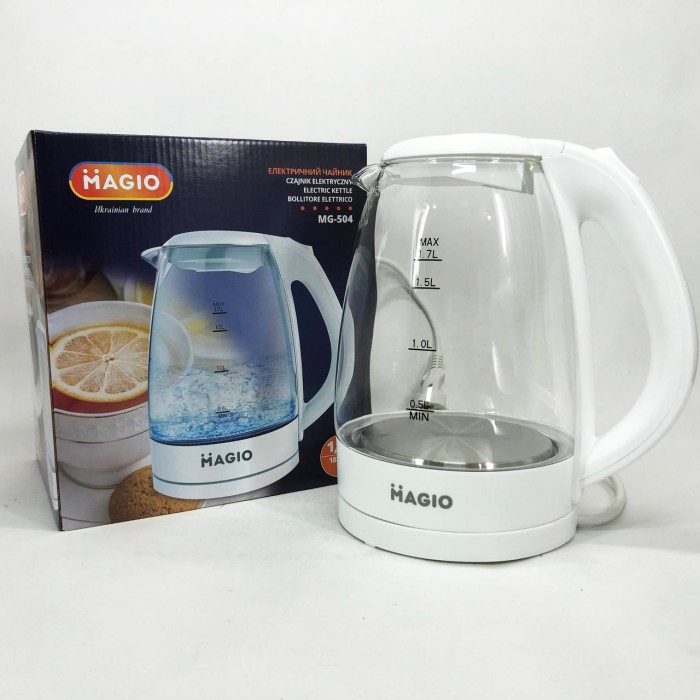 Чайник для кип'ятіння з автоматичним вимкненням, Скляні електрочайники для дому, Електрочайник стильний XH-63