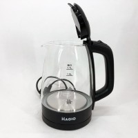 Електрочайник відмінний Magio MG-505, Електрочайник для дому з підсвічуванням, Гарний скляний чайник OF-64