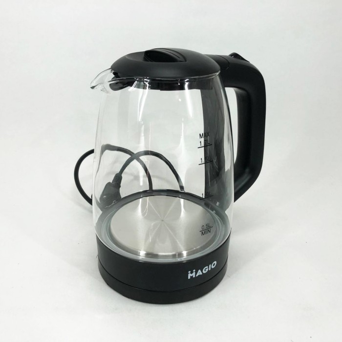 Скляний електрочайник з вбудованим підсвічуванням, Електрочайник для кухні з підсвічуванням HT-94