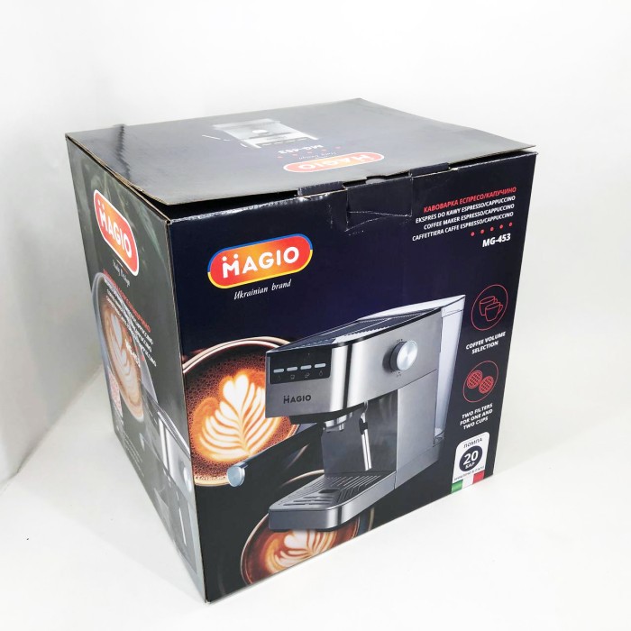 Кавоварка для чашки MAGIO MG-453 960 Вт, Крапельна компактна кавоварка для дому Гейзерна CR-19