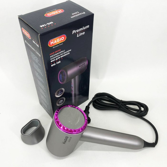 Фен для волосся з дифузором MAGIO MG-168 2400 Вт, Зручний фен для домашнього використання AN-68