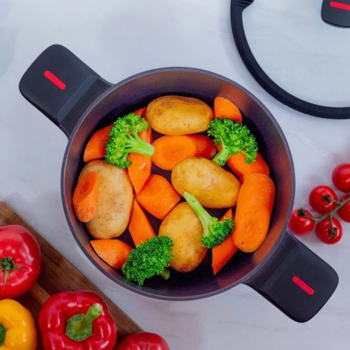 Каструля Magio MG-1171 Лита антипригарна 5л 24 см PR-75