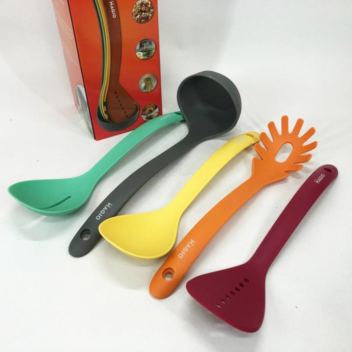 Кухонний набір силіконовий Magio, Підставка під кухонні аксесуари силікон, Набір кухонного інвентарю JY-62