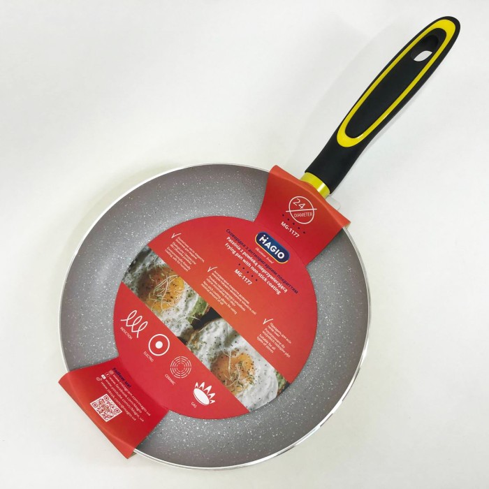 Сковорода для готування на індукції, Туристичні сковорідки купити недорого, Глибока сковорода для кухні CA-19