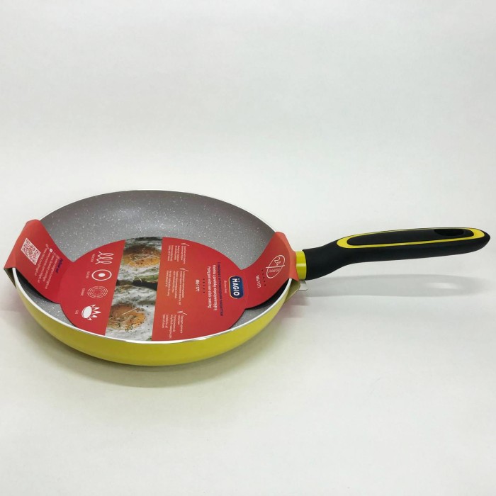 Сковорода з алюмінієвим шаром Magio, Сковорода для любителів готувати, Алюмінієва каструля-сковорода QM-23