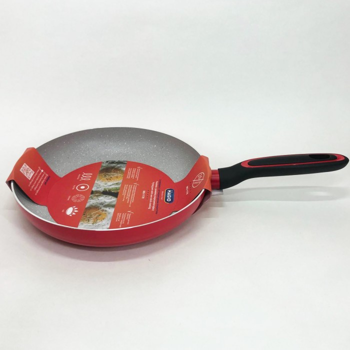 Сковорода глибока для дому MG-1178 26 см, Сталева повітряна сковорода для смаження без масла QG-50