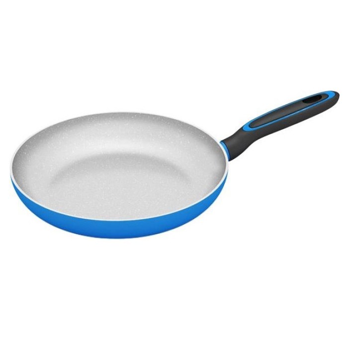 Глибока сковорода для індукційної плити Magio, Сковорода з ручкою алюміній якісна на плиту GW-22