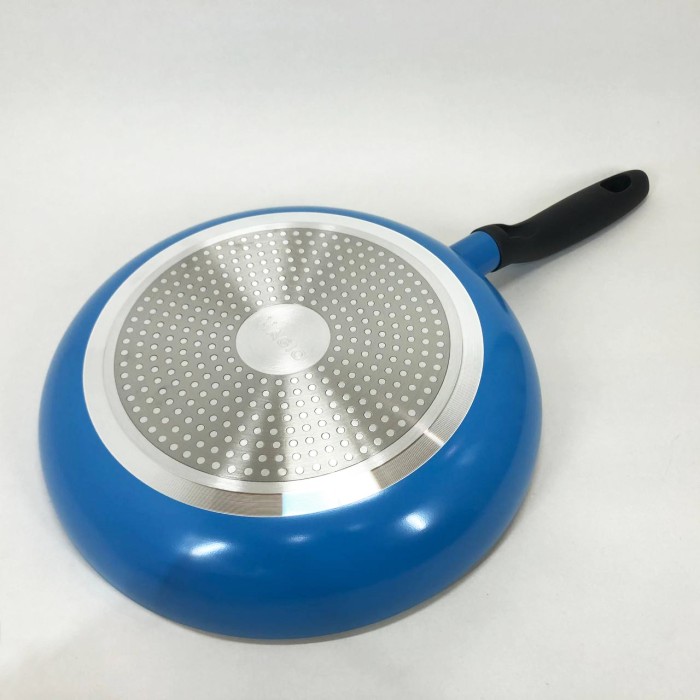 Зручна сковорода для індукційної плити Magio MG-1179 28 см, Антипригарна сковорода для овочів OZ-73