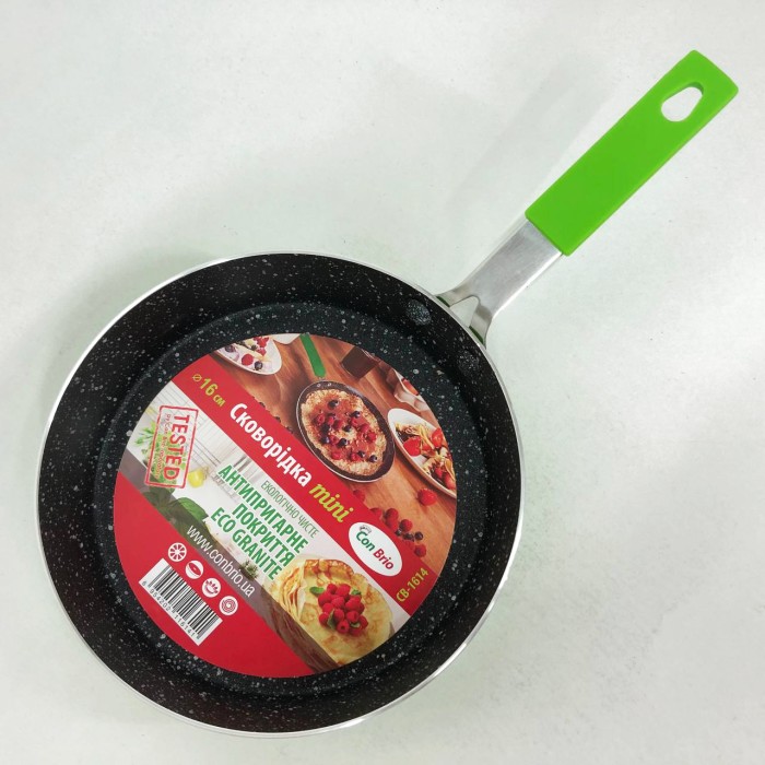 Сковорода універсальна для дому Con, Сковорода для любителів готувати Кована алюмінієва UP-54