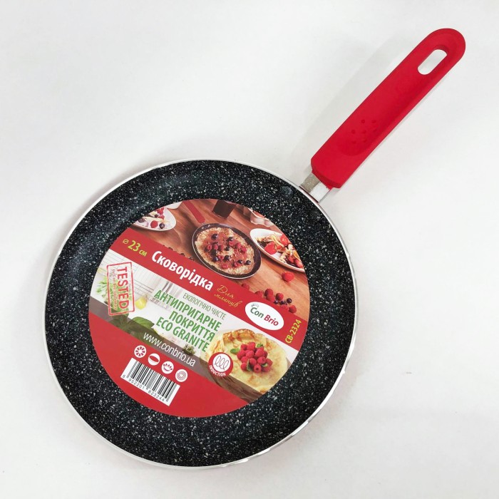 Легка млинцева сковорода, Сковорода антипригарна для млинців Побутова млинцева OL-37