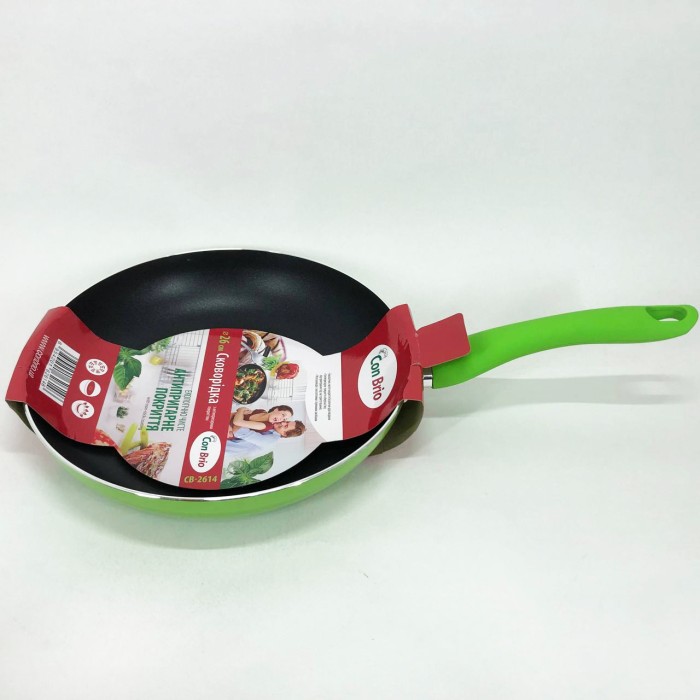 Сковорода глибока для дому Con, Сковороди з покриттям від пригорання, Нова алюмінієва сковорода MO-42