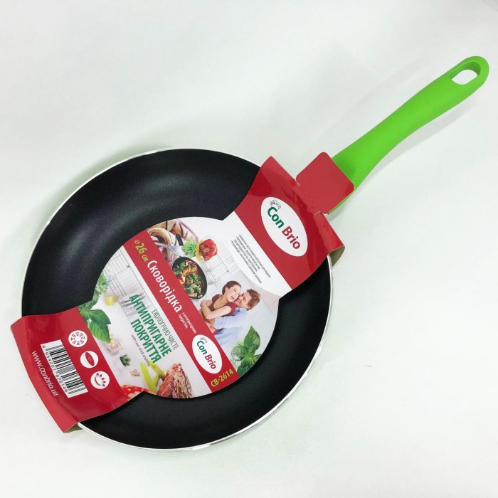Алюмінієва сковорода з антипригарним покриттям Con, Легка у використанні сковорода WL-98